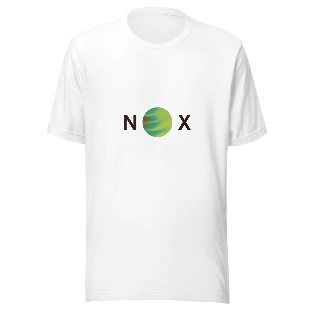 Nox Basics - White Tee - Aurora